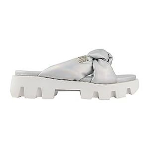 Silver Juicy By Juicy Couture Womens Slide SandalsNEW WITH TAGS IN BOX!